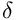 \delta