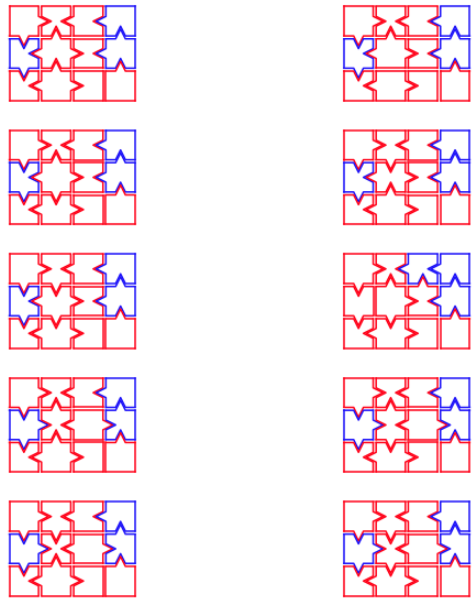 all solutions for 3x4