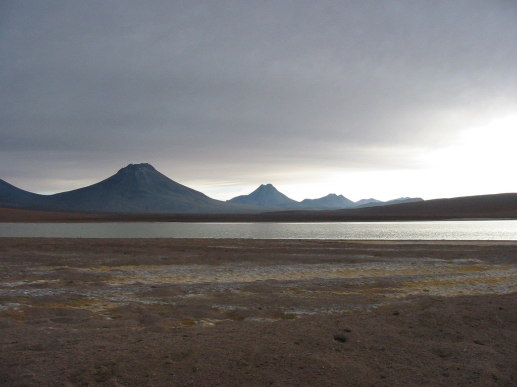 At the bottom of Lascar volcano, Atacama, May 2004