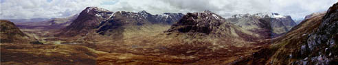 Picture of the mountains of Glencoe from Glencoe & Loch Leven Marketing Association