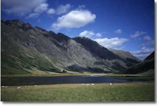 Picture of the Glencoe pass from Glencoe Mountain Sport